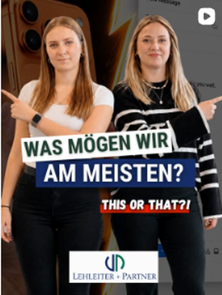 Social-Media-Beitrag von Lehleiter + Partner