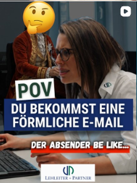 Social-Media-Beitrag von Lehleiter + Partner
